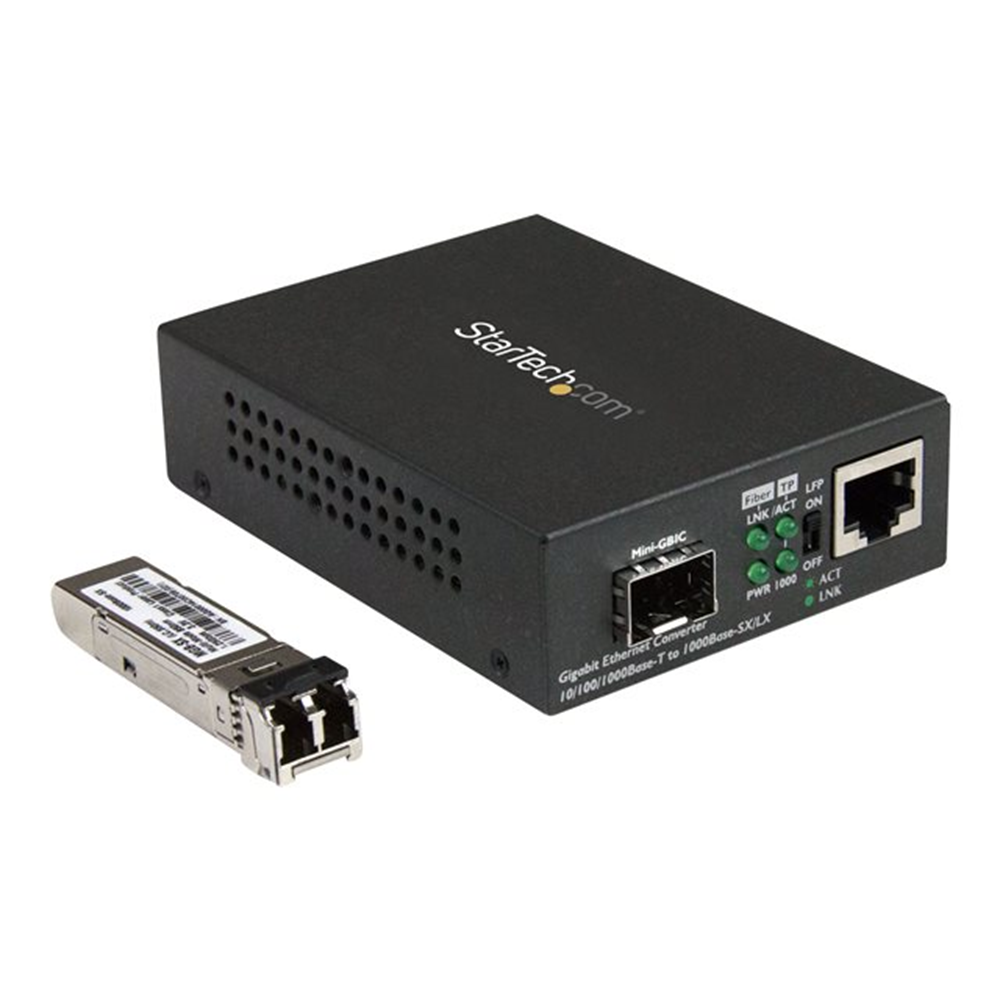 Fiber Media Converter- 850nm MM LC- 550m