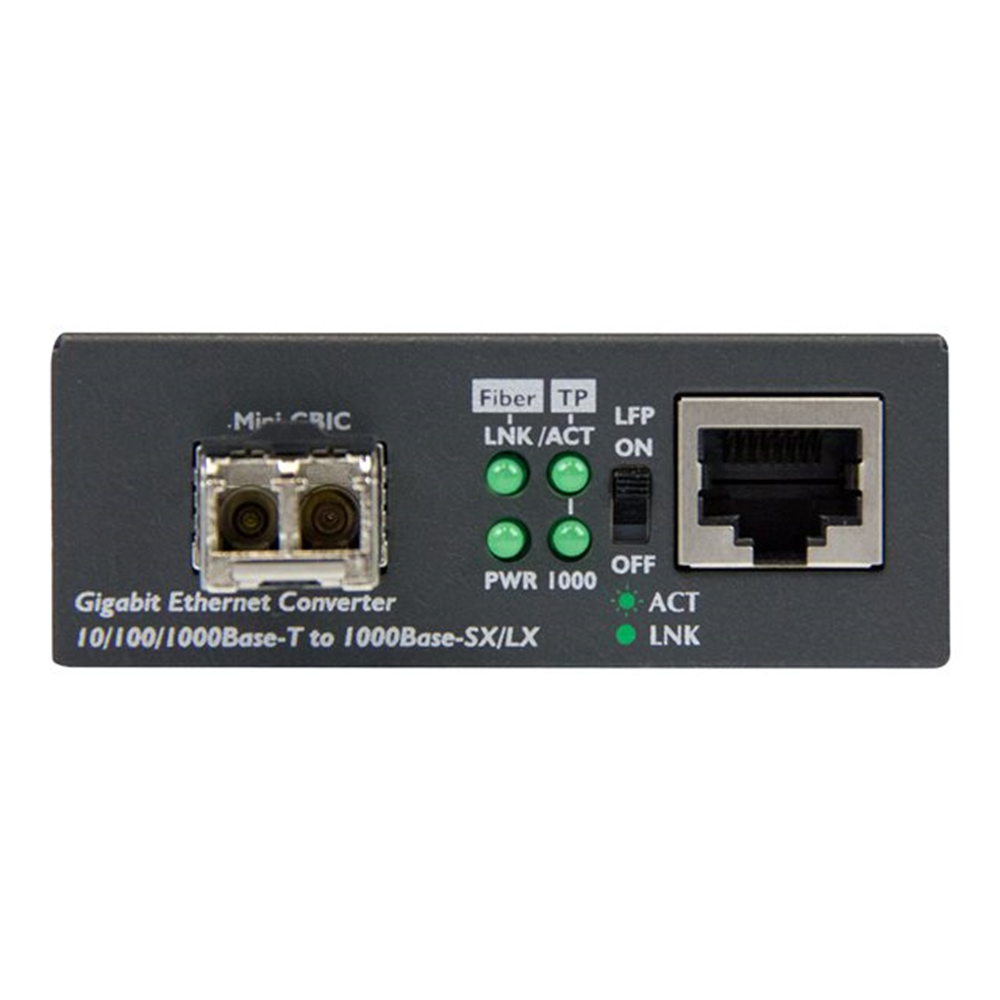 Fiber Media Converter- 850nm MM LC- 550m