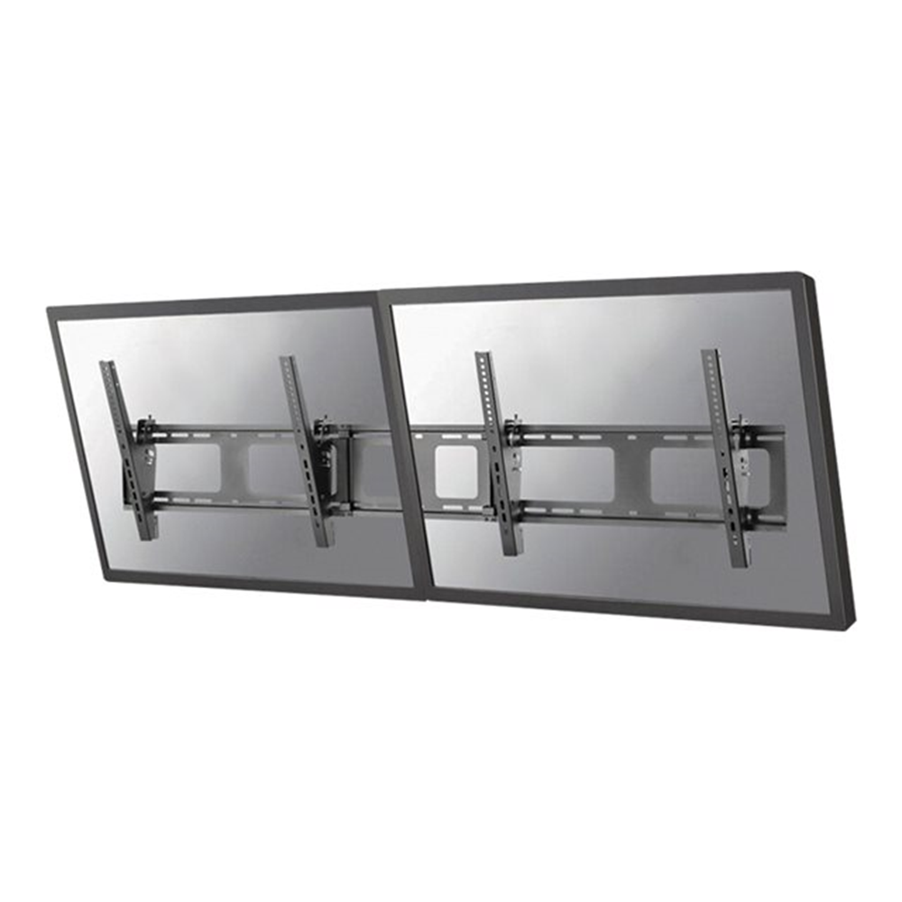 Flat Screen Wall Mount for menu board -2 screens - landscape