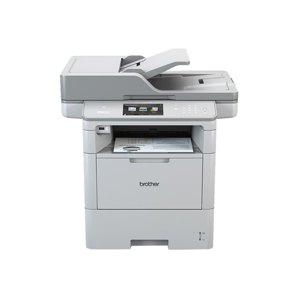 Flatbed ADF zwart-wit A4 laserprinter/copier/kleurenscanner fax/PC-fax 50ppm 1200dpi 1GB papierlade 
