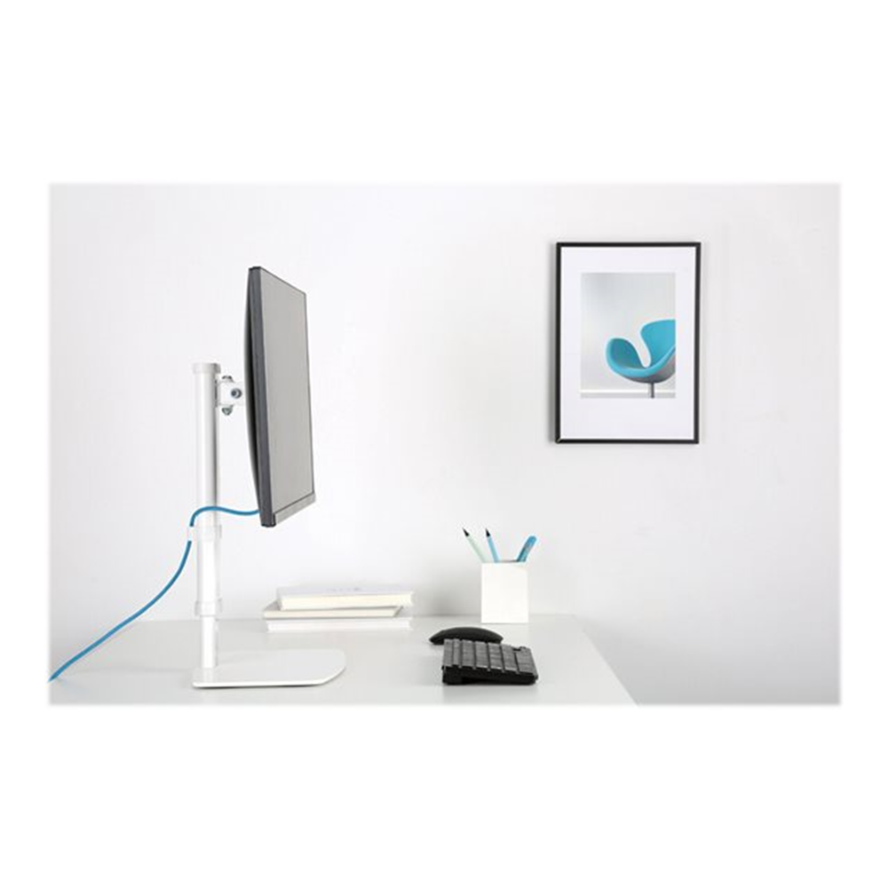 Flatscreen Desk Mount (stand) White 10-30i Flatscreen Desk Mount (stand) White 10-30i