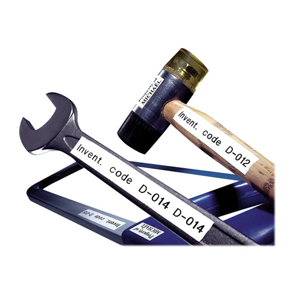 FLEXIBELE TAPE ZWART/WIT - 19MM FLEXIBELE TAPE ZWART/WIT - 19MM