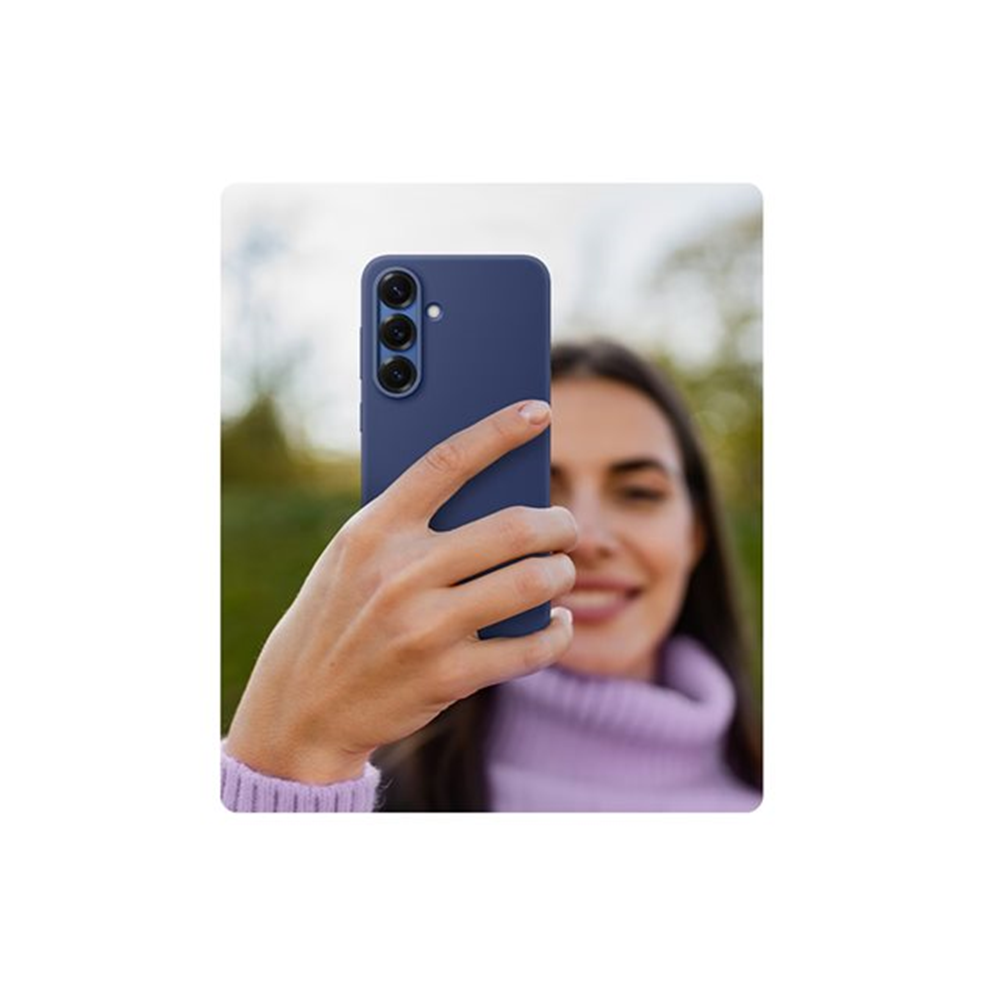 Galaxy S25 Silicone Case Blue