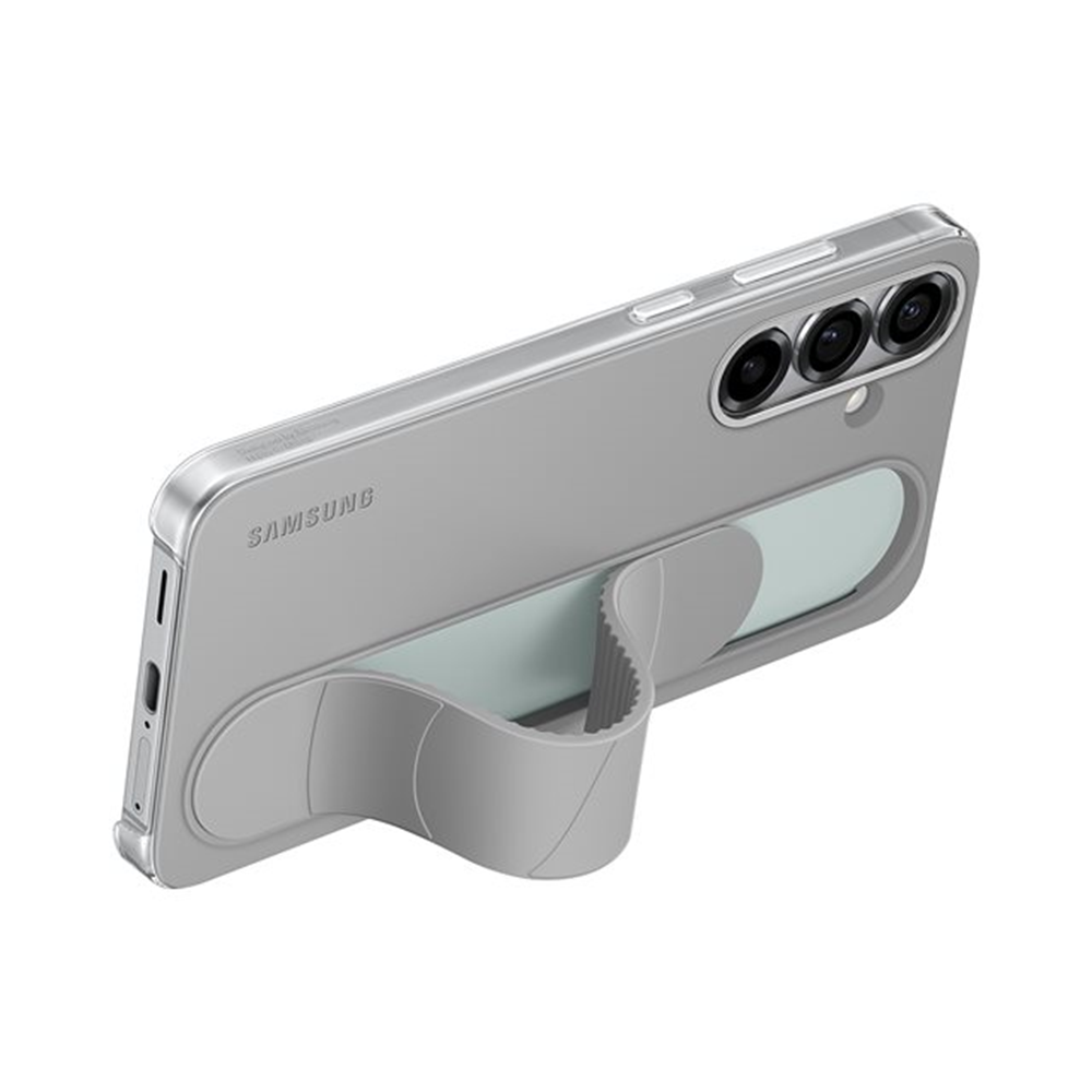 Galaxy S25+ Standing Grip Case Gray