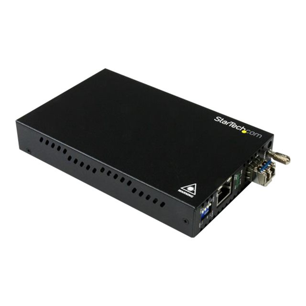 GbE Fiber Media Converter - SM LC 20 km