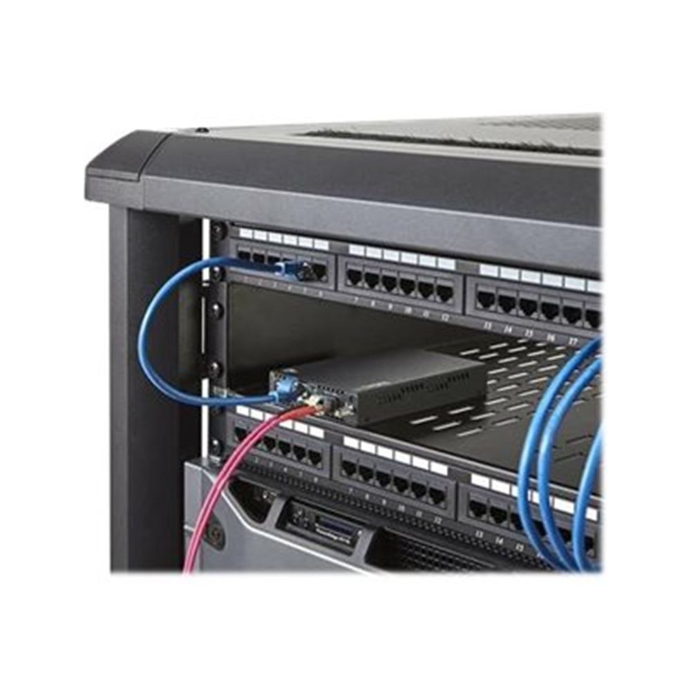 GbE Fiber Media Converter - SM LC 20 km