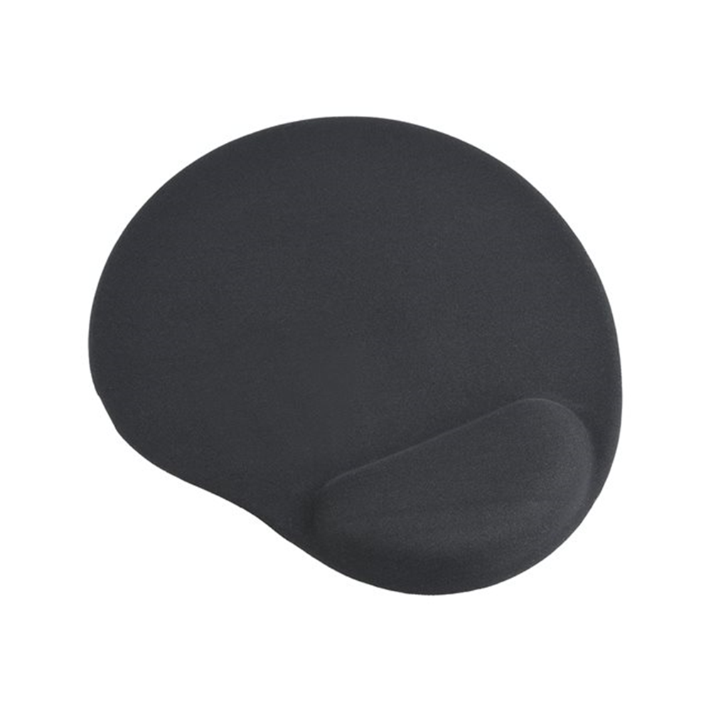 Gel mouse pad with wrist support black