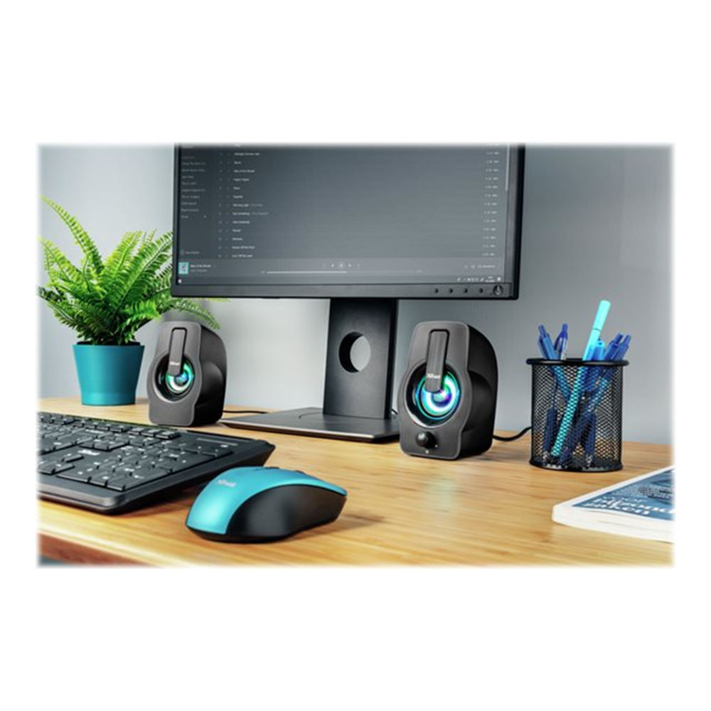 Gemi RGB 2.0 Speaker Set - black