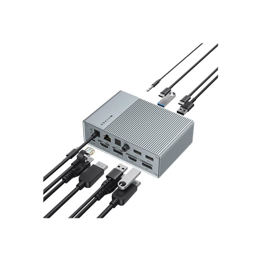 GEN2 15-in-1 USB-C Docking Station Silve