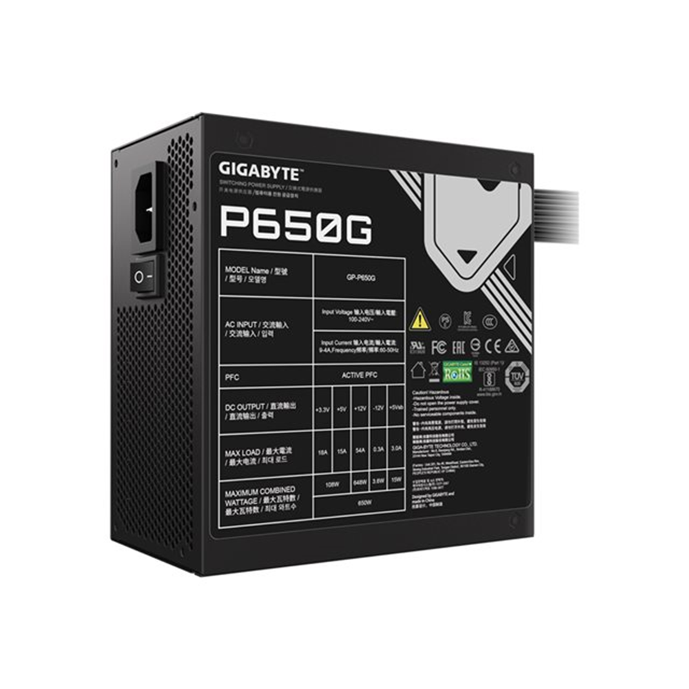 GIGABYTE 650W GOLD NON-MODULAR PSU