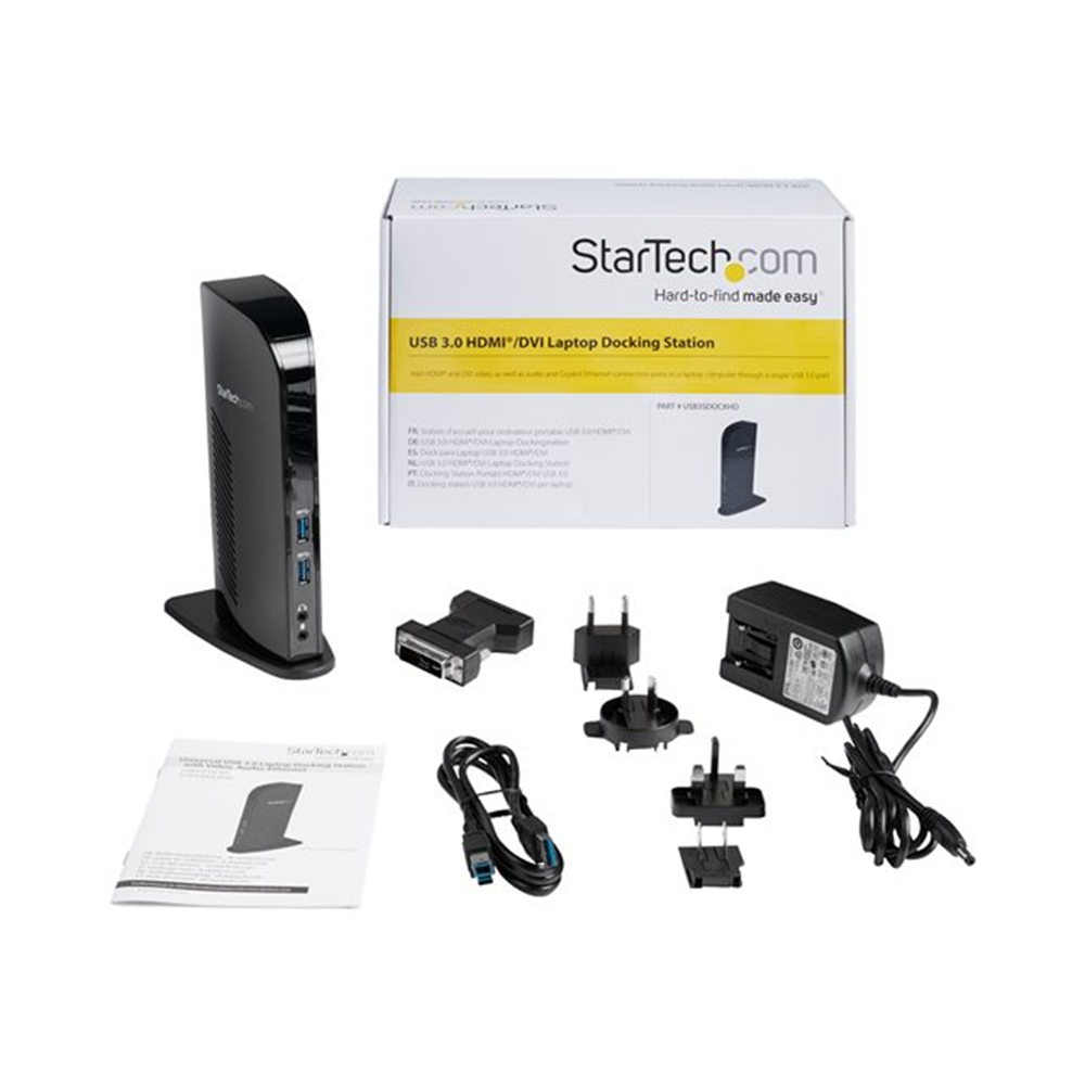 HDMI DVI USB 3.0 Laptop Docking Station