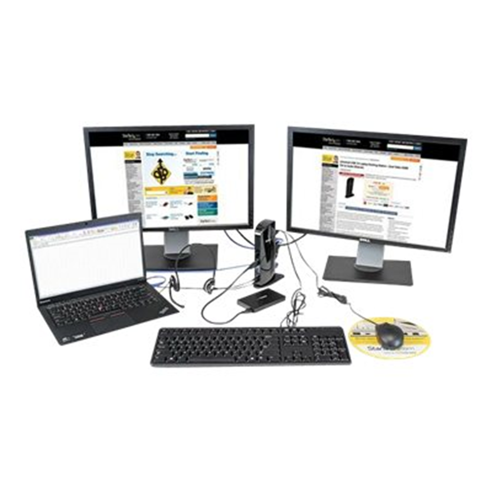 HDMI DVI USB 3.0 Laptop Docking Station