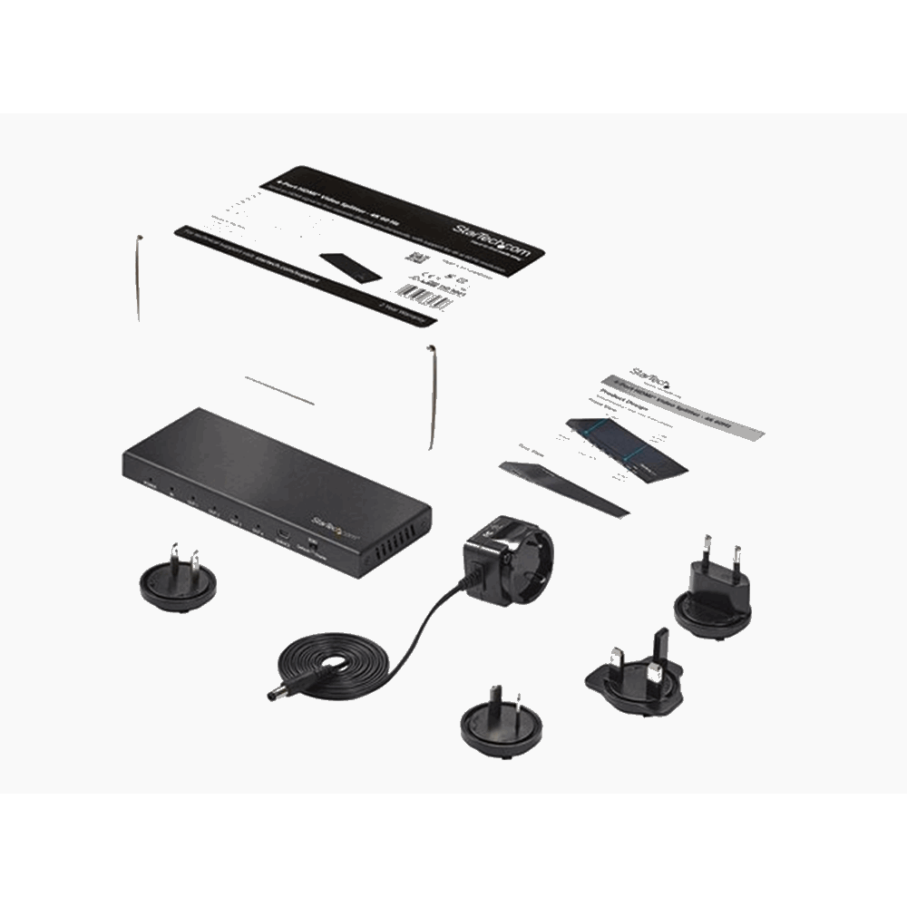 HDMI Splitter - 4 Port - 4K 60Hz