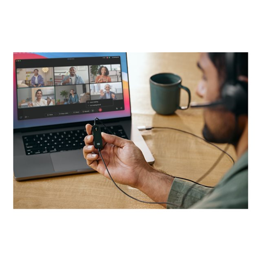 Headset 321 Wired Single On-Ear Carbon