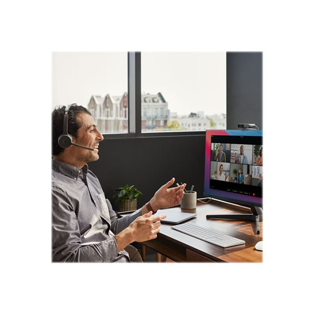 Headset722 WlessDual+StandCrbnBlack USBA