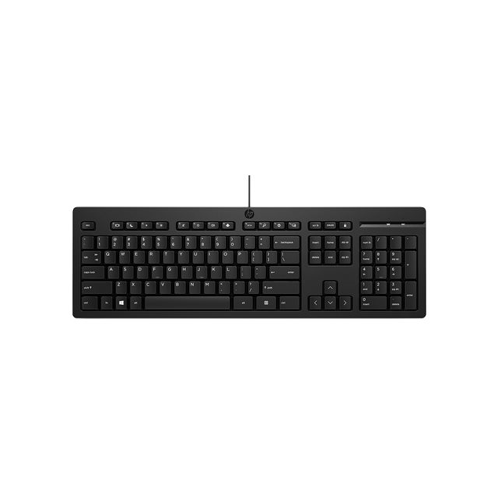 HP 125 G2 USB WD KBD Belgium - English