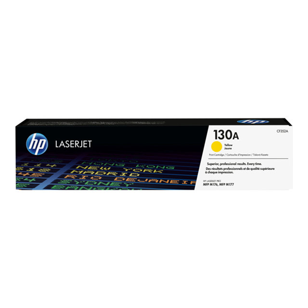 HP 130A original tonercartridge yellow omdoos 27 standard capacity 1.000 pages 1-pack