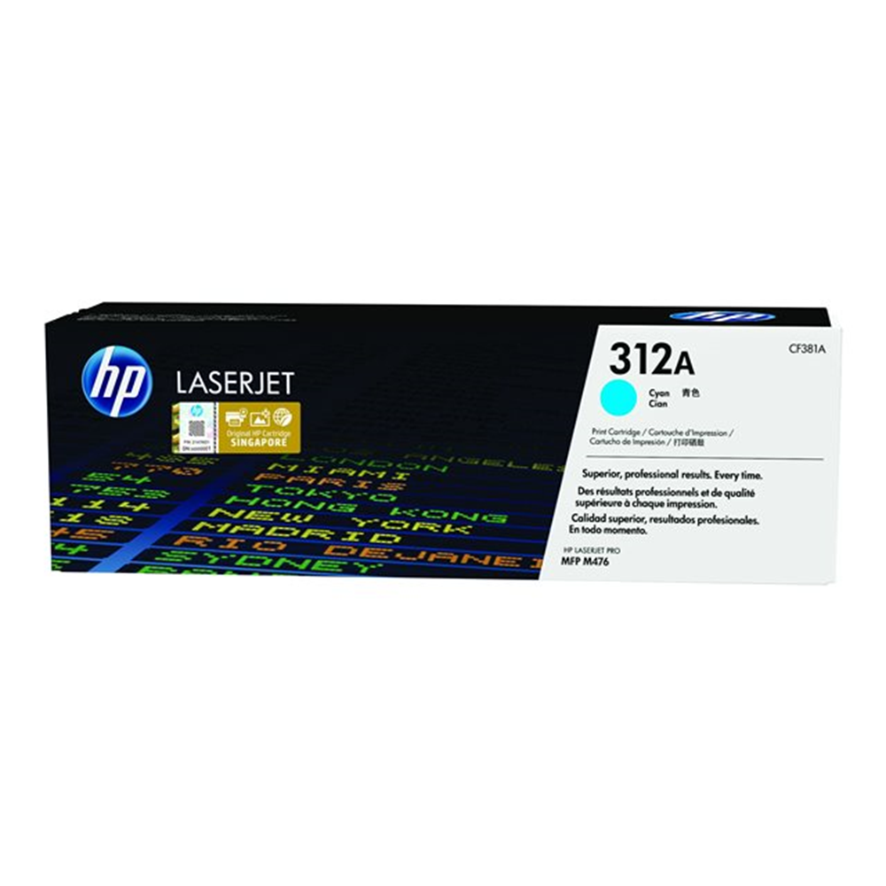 HP 312A originele toner cartridge cyaanstandard capacity 2.700 sheets 1-pack