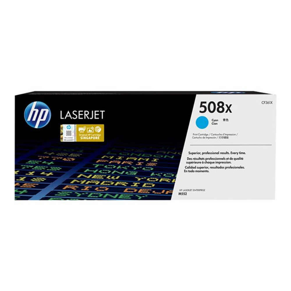 HP 508X Toner cartridge cyaan 9.5000 paginas hoge capaciteit