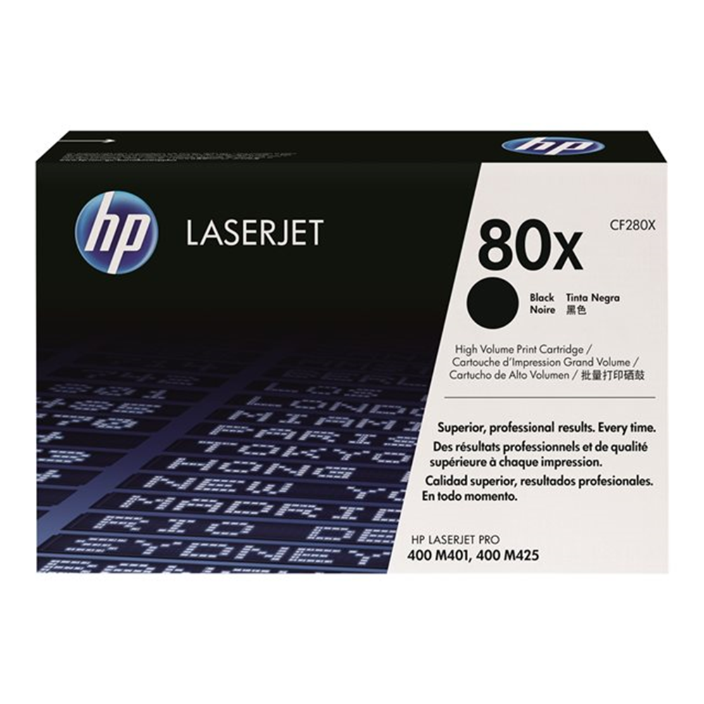 HP 80X tonercartridge zwart high capacity
