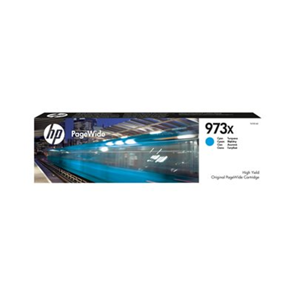 HP 973X Ink Cart HY PageWide Cyan