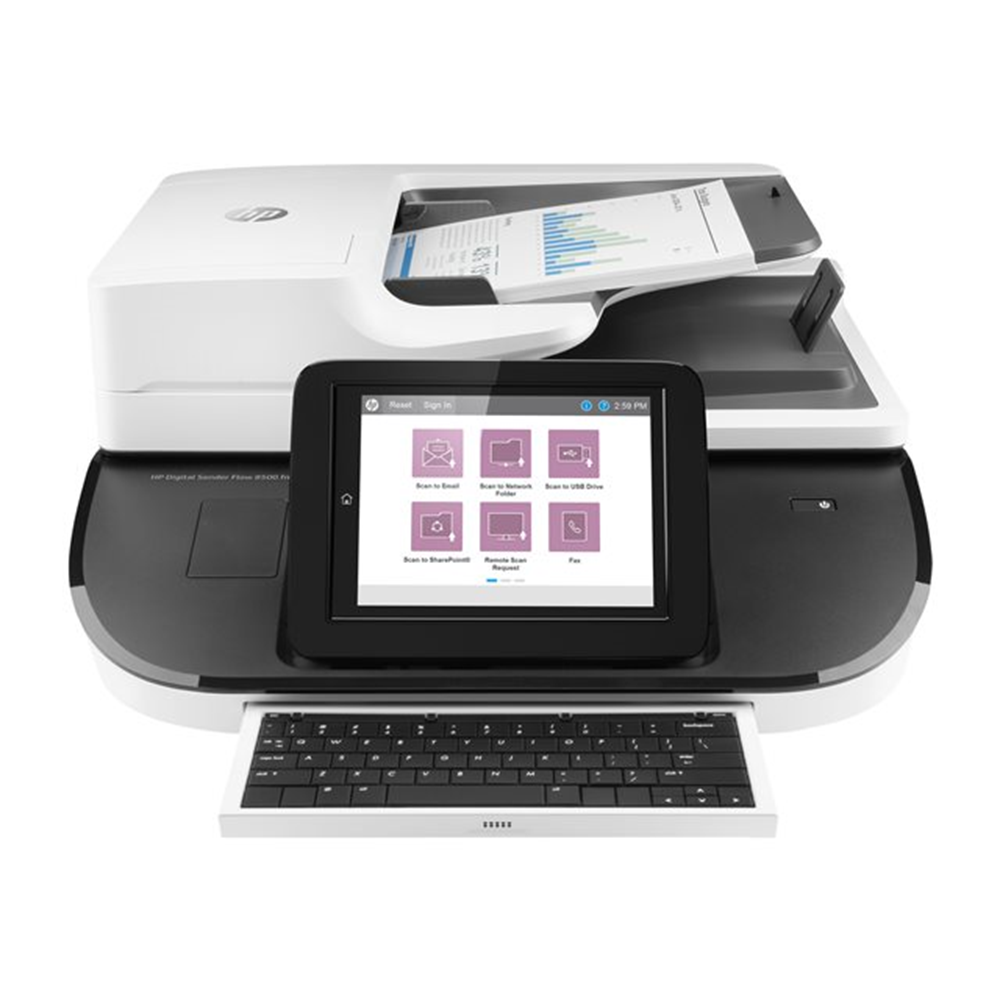 HP Digital Sender Flow 8500 fn2 Flatbed Scanner