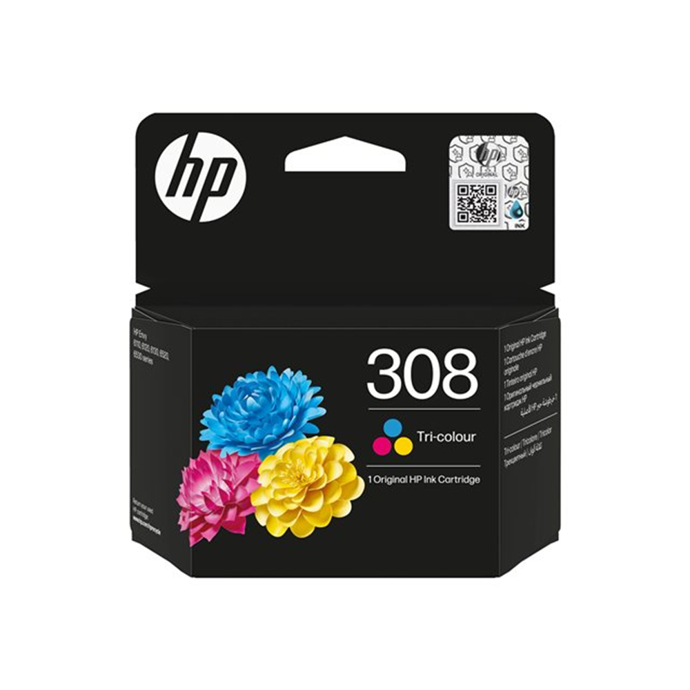 HP/Ink 308 Tri-color Original Ink Cart