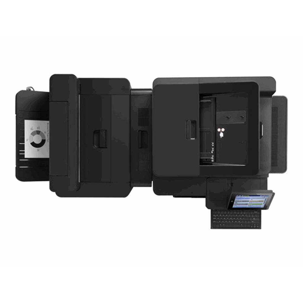 HP Mono LaserJet Enterprise Multi-Function Printer A3 Up to 55 ppm A4/letter built in networking auto dupl. copy and scan flow .