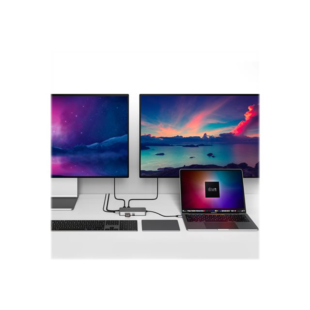 HyperDrive HDMI 10in1 Tr Dock M1 MacBook