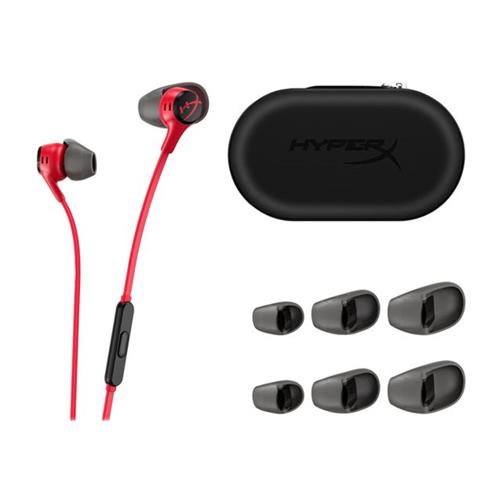 HyperX Cloud Earbuds II RED Gaming Earbuds with Mic