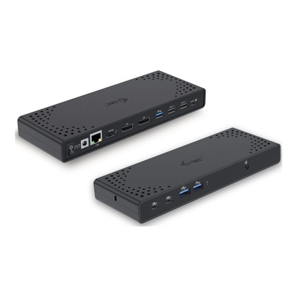 i-Tec - dockingstation - USB-C / USB4 / Thunderbolt 3 / Thunderbolt 4 - HDMI, 2 x DP++ - 1GbE