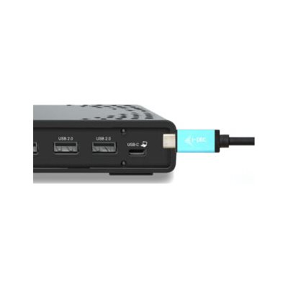 i-Tec - dockingstation - USB-C / USB4 / Thunderbolt 3 / Thunderbolt 4 - HDMI, 2 x DP++ - 1GbE