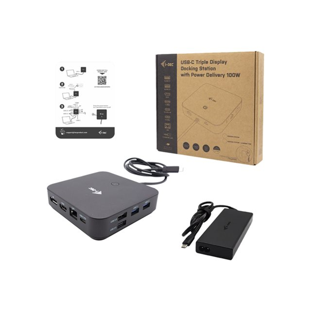 i-tec USB-C HDMI+2x DP Charger i-tec Doc
