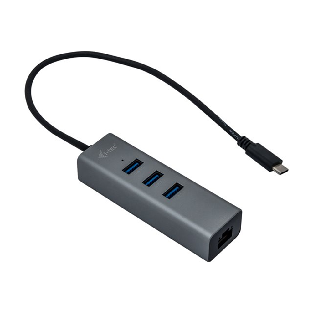 i-tec USB-C Metal HUB 3 + GLAN