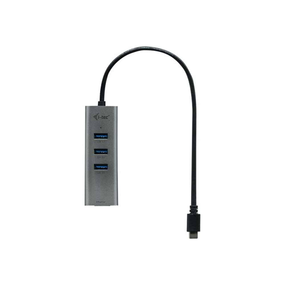 i-tec USB-C Metal HUB 3 + GLAN