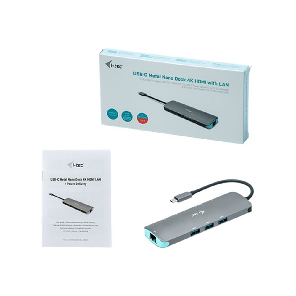 I-tec USBC NanoDock HDMI LAN PD