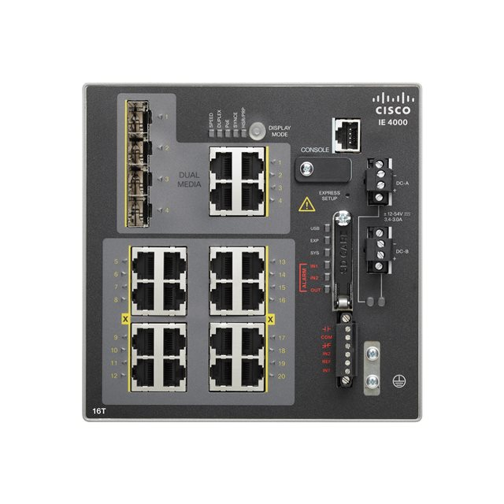 IE 4000 16 x RJ45 10/100M 4x1G Combo LAN