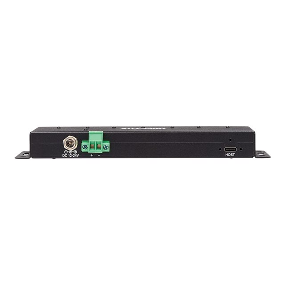 Industrial 7-Port USB-C Hub Gen2 10G 4xUSB-A and 3x USB-C Ports W 15Kv ESD Immunity 2Kv Surge