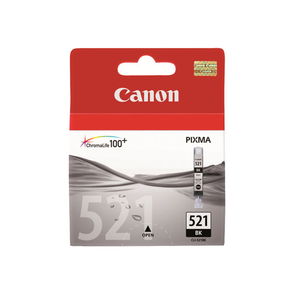 Ink/CLI-521 Cartridge BK BLIST+SEC