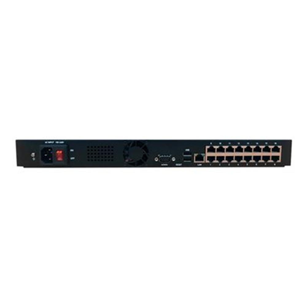 Integrated LX II KVM- switch and 17in LC