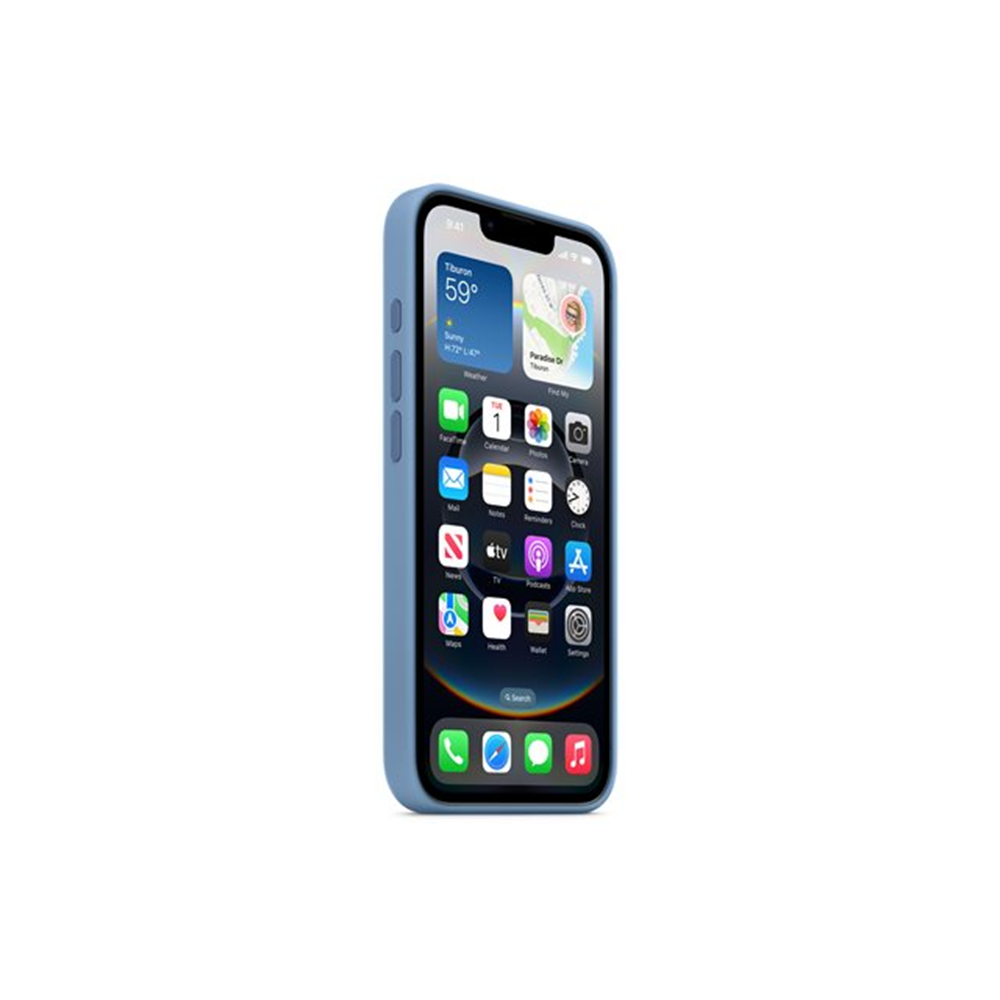 iPhone 16e Silicone Case Winter Blue