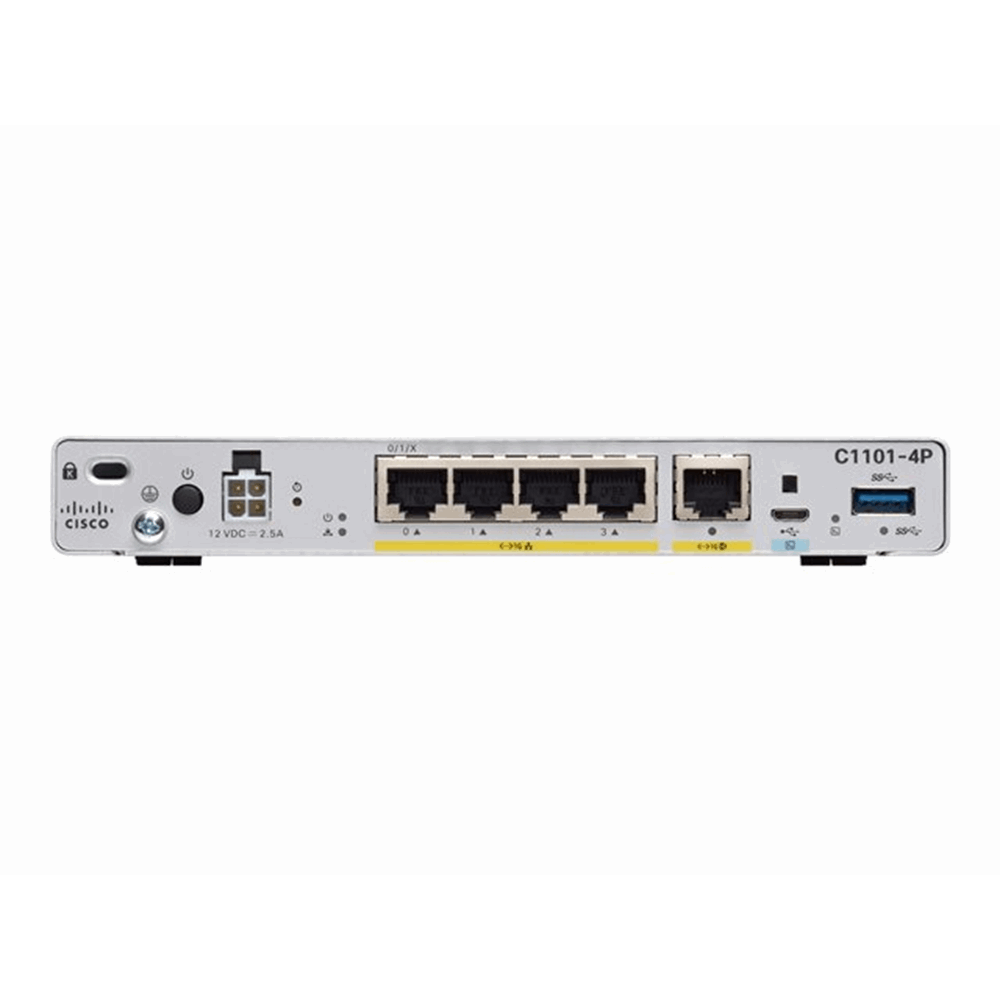 ISR 1101 4 Ports GE Ethernet WAN Router