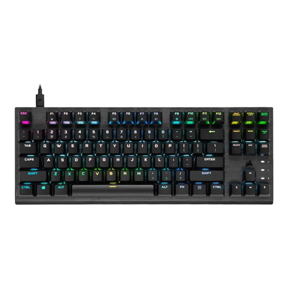 K60 PRO TKL RGB Optical-Mechanical Gaming Keyboard Backlit RGB LED OPX Black (CH-911D01A-NA)