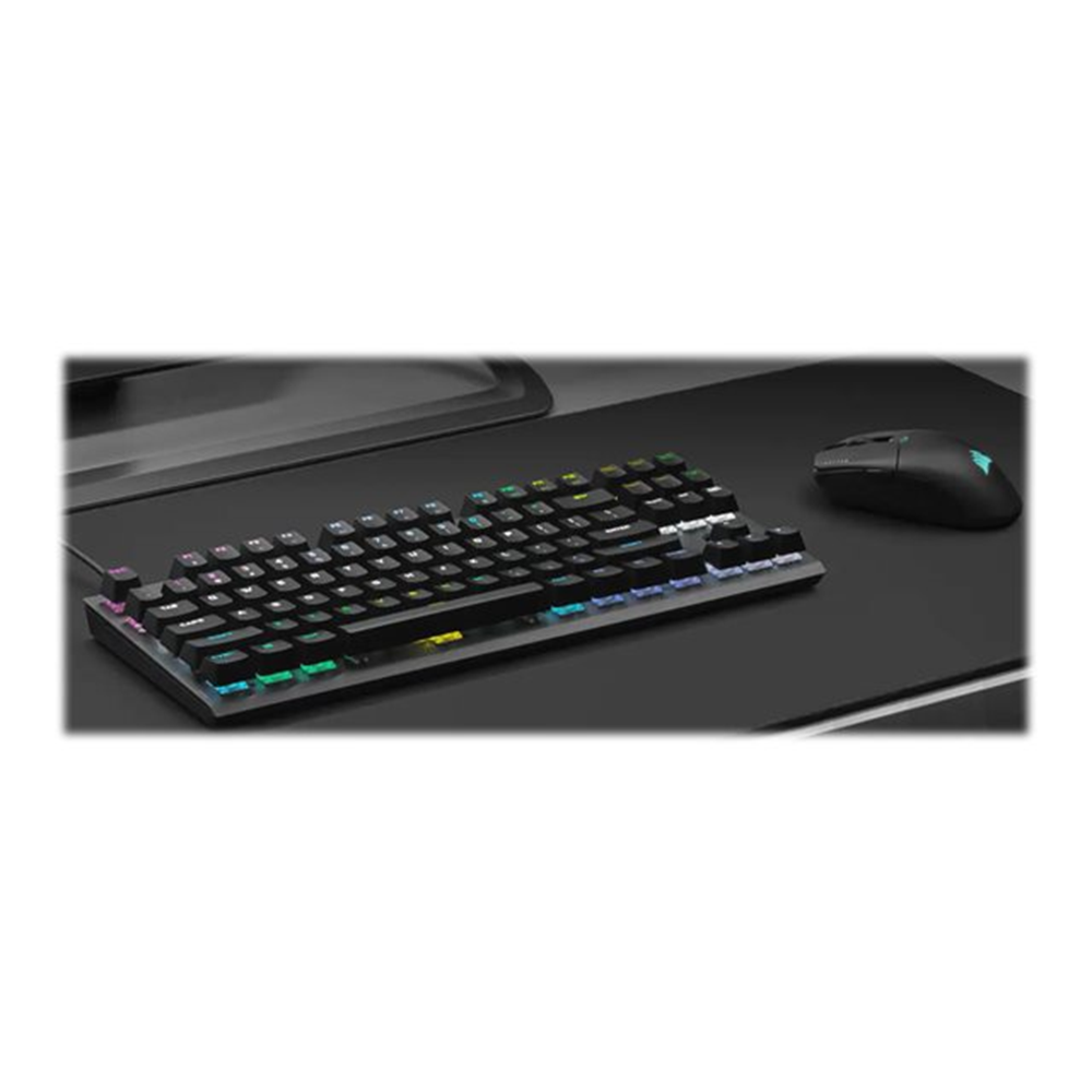 K60 PRO TKL RGB Optical-Mechanical Gaming Keyboard Backlit RGB LED OPX Black (CH-911D01A-NA)