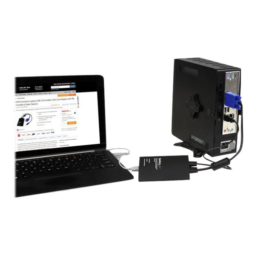 KVM Portable Crash Cart w/File Transfer KVM Portable Crash Cart w/File Transfer