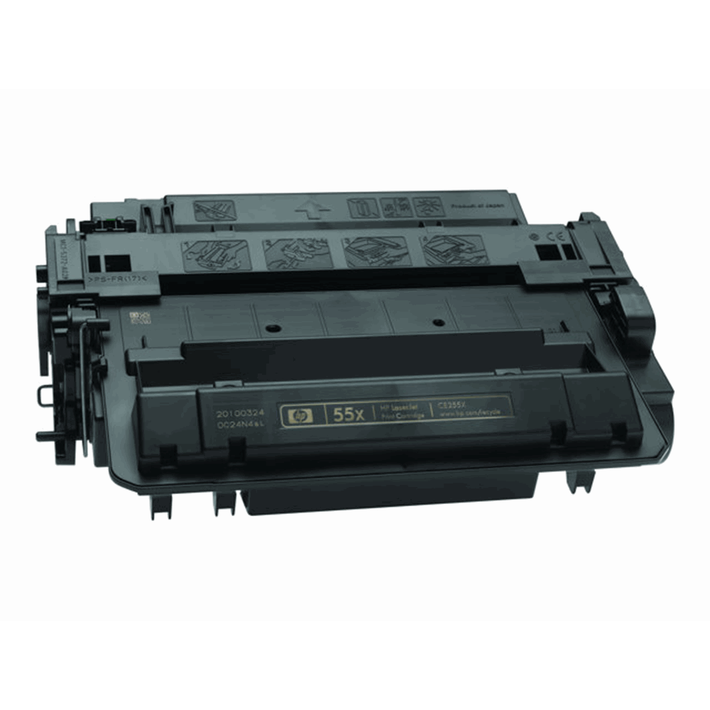 LaserJet CE255XD originele toner cartridge zwart high capacity 2-pack