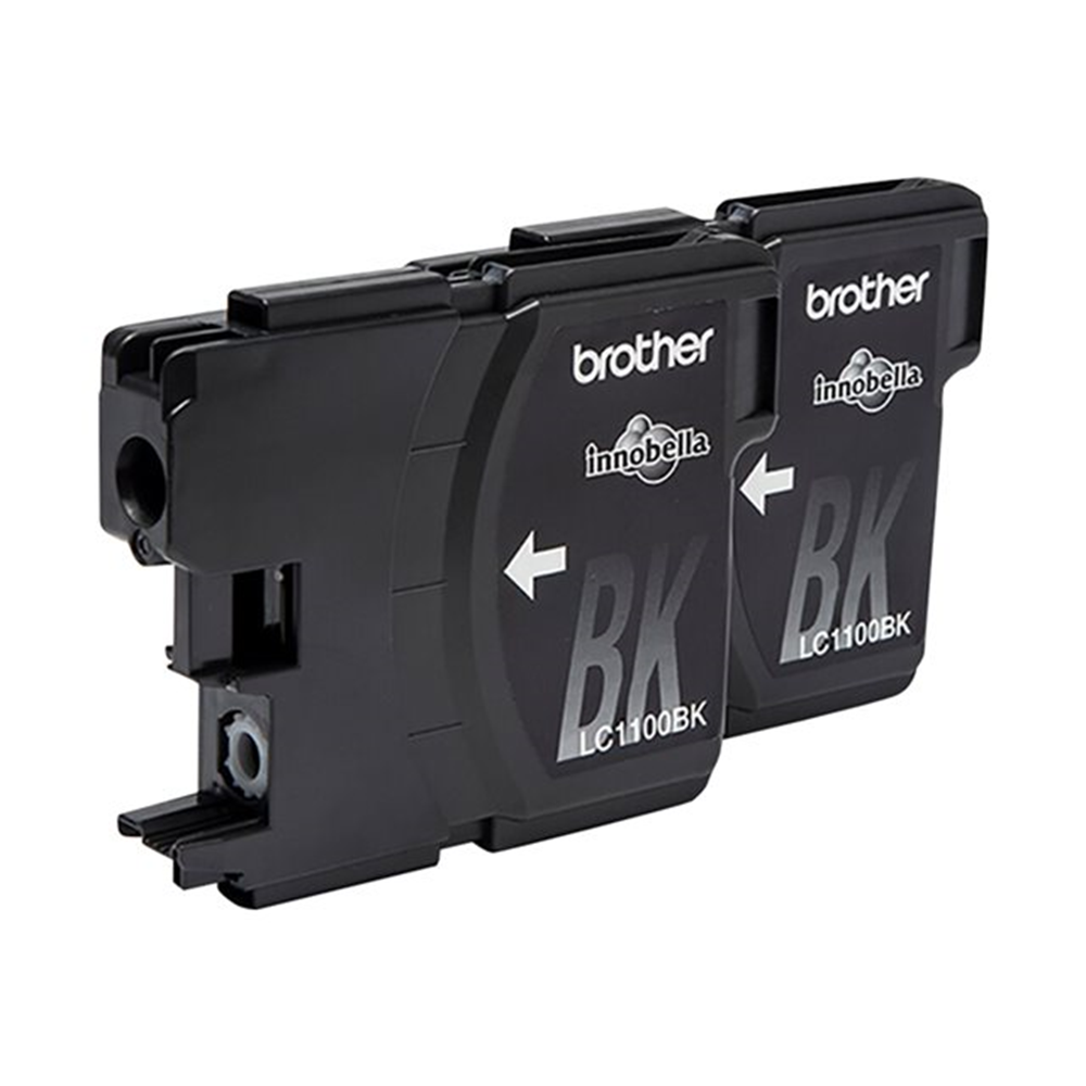 LC1100BKBP2 Black Ink Cartridge Twin Pac