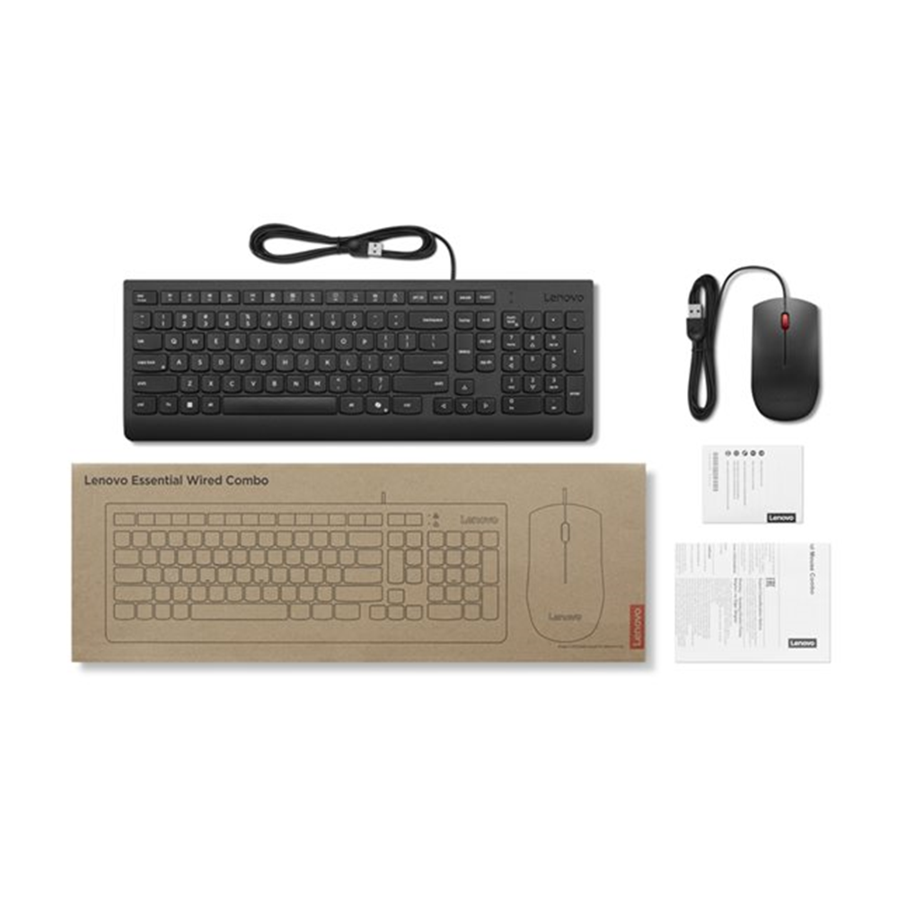 Lenovo Essential Wired Keyboard and Mous