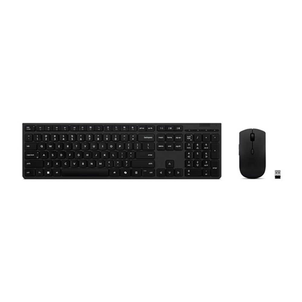 LENOVO PROFESSIONAL WIRELESS RECHARGEABLE KEYBOARD AND MOUSE COMBO AI -BELGIUM ENGLISH