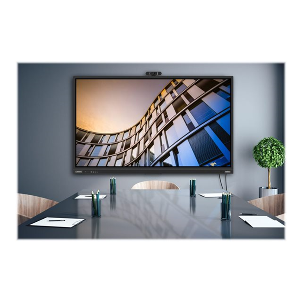 Lenovo ThinkVision T75 75" led-achtergrondverlichting lcd-scherm - 4K - voor interactieve communicatie